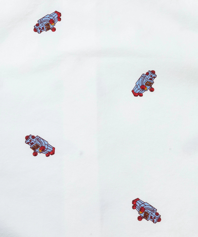 go slow caravan(ゴースローキャラバン) |オックス総柄プリントR/Gシャツ (MENS/WOMENS)