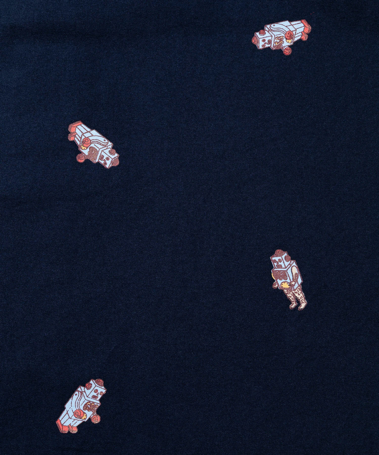 go slow caravan(ゴースローキャラバン) |オックス総柄プリントR/Gシャツ (MENS/WOMENS)