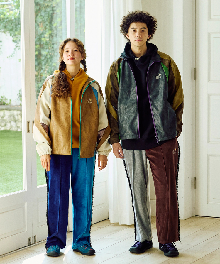 go slow caravan(ゴースローキャラバン) |フェイクレザースウィッチングブルゾン (MENS)
