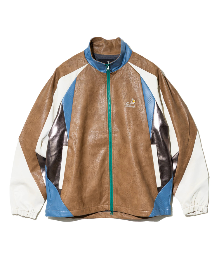 go slow caravan(ゴースローキャラバン) |フェイクレザースウィッチングブルゾン (MENS)