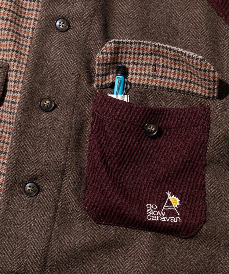 go slow caravan(ゴースローキャラバン) |WOOL LIKE FABRIC CPOジャケット (MENS)