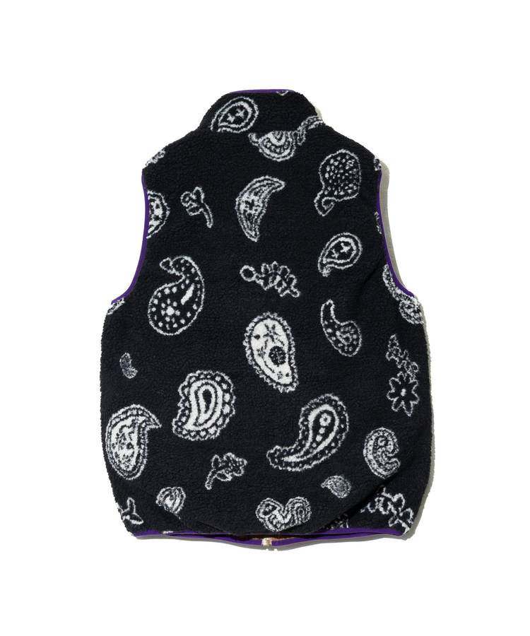 go slow caravan(ゴースローキャラバン) |ボア×ナイロンリバーシブルベスト (MENS) 