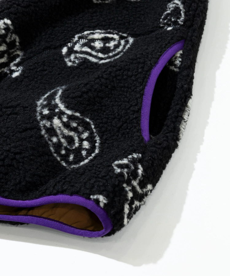 go slow caravan(ゴースローキャラバン) |ボア×ナイロンリバーシブルベスト (MENS) 