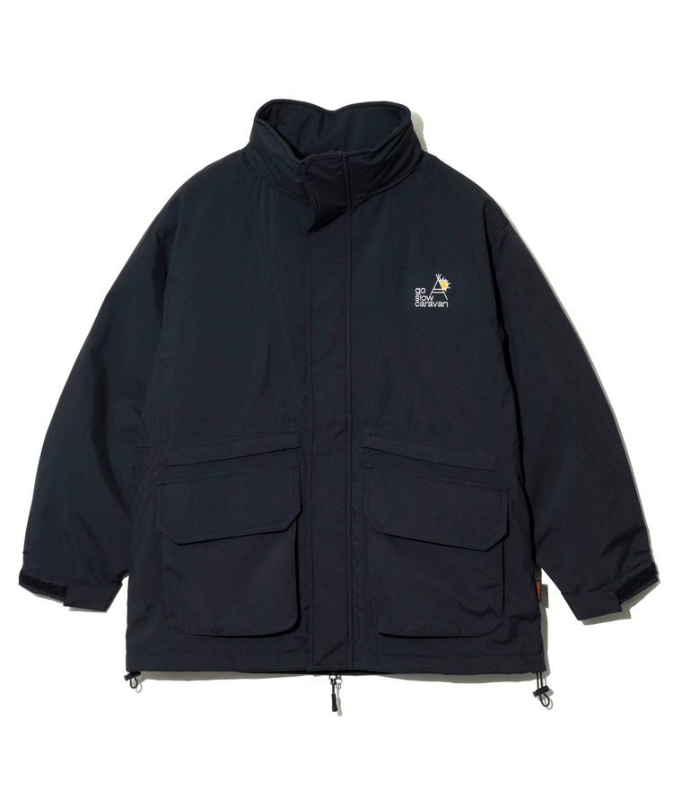 go slow caravan(ゴースローキャラバン) |2レイヤーフードインスタンドブルゾン (MENS)