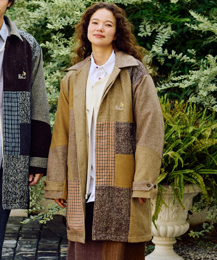 go slow caravan(ゴースローキャラバン) |WOOL LIKE FABRICバルマカンコート (MENS)