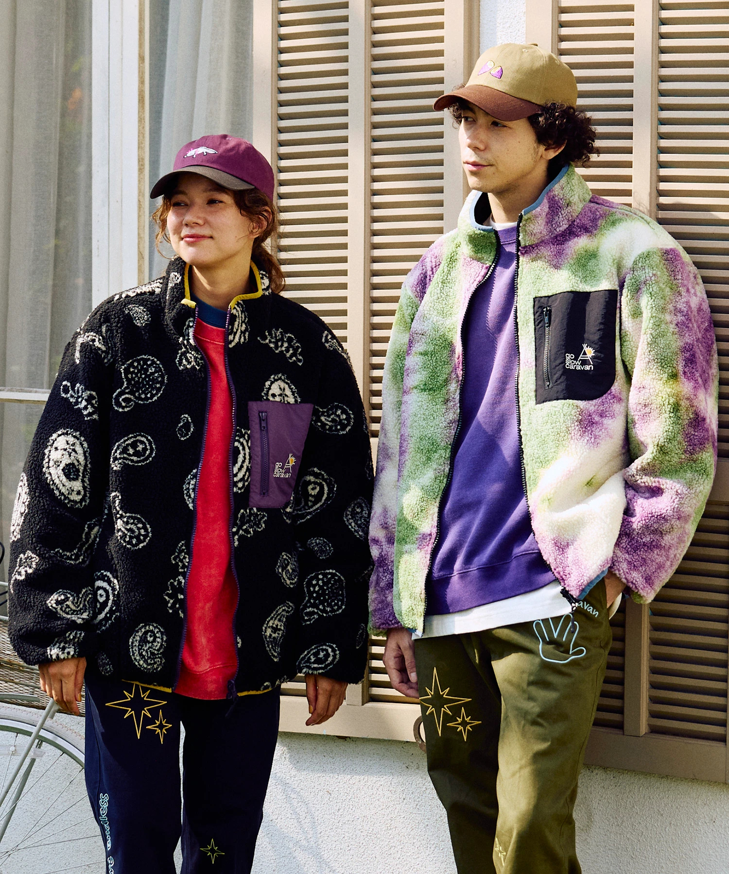 ボア×ナイロン リバーシブルジャケット (MENS/WOMENS)｜ファッション