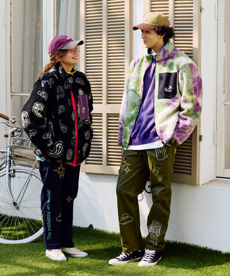 go slow caravan(ゴースローキャラバン) |ボア×ナイロン リバーシブルジャケット (MENS/WOMENS)