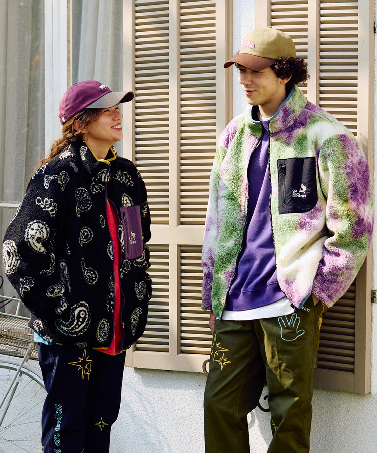 go slow caravan(ゴースローキャラバン) |ボア×ナイロン リバーシブルジャケット (MENS/WOMENS)