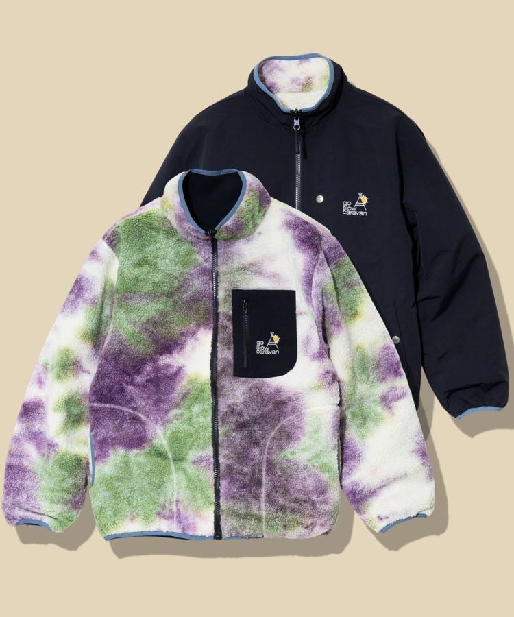 go slow caravan(ゴースローキャラバン) |ボア×ナイロン リバーシブルジャケット (MENS/WOMENS)