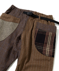 go slow caravan(ゴースローキャラバン) |WOOL LIKE FABLIC脇ポケクレイジーパンツ (MENS/WOMENS) 