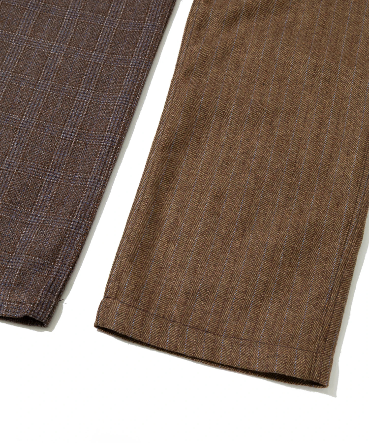go slow caravan(ゴースローキャラバン) |WOOL LIKE FABLIC脇ポケクレイジーパンツ (MENS/WOMENS) 