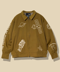 go slow caravan(ゴースローキャラバン) |エステルツイル刺繍ブルゾン (MENS)