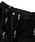 go slow caravan(ゴースローキャラバン) |ストレッチコーデュロイ ほねほね刺繍アンクルパンツ (MENS/WOMENS)