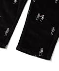go slow caravan(ゴースローキャラバン) |ストレッチコーデュロイ ほねほね刺繍アンクルパンツ (MENS/WOMENS)