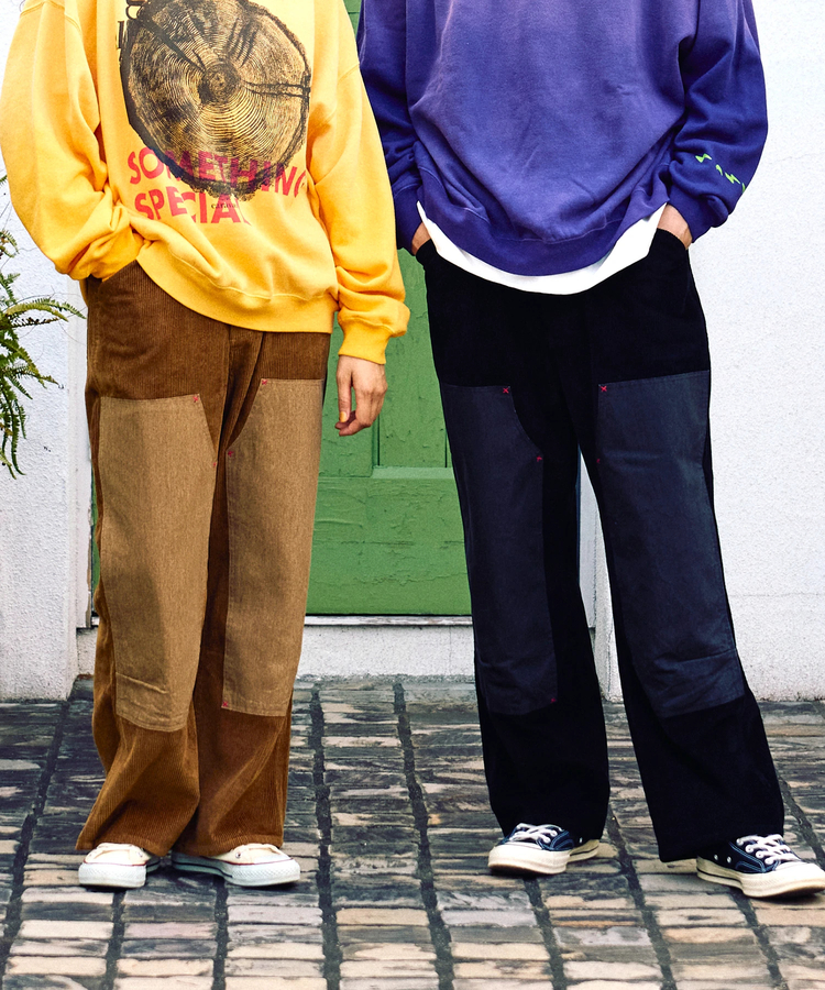 go slow caravan(ゴースローキャラバン) |コーデユロイDOUBLE KNEEワークパンツ (MENS)