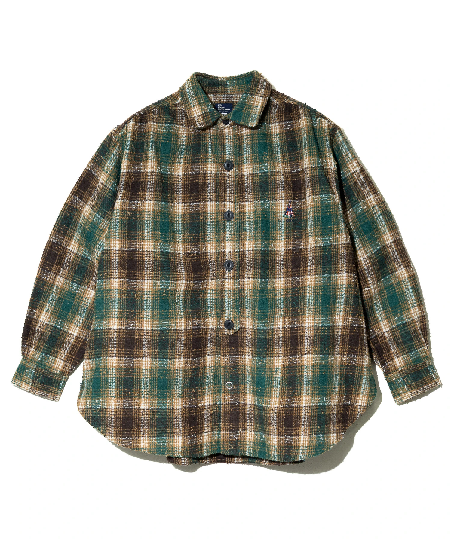 ビエラチェックギャザーオーバーシャツ (MENS)｜ファッション