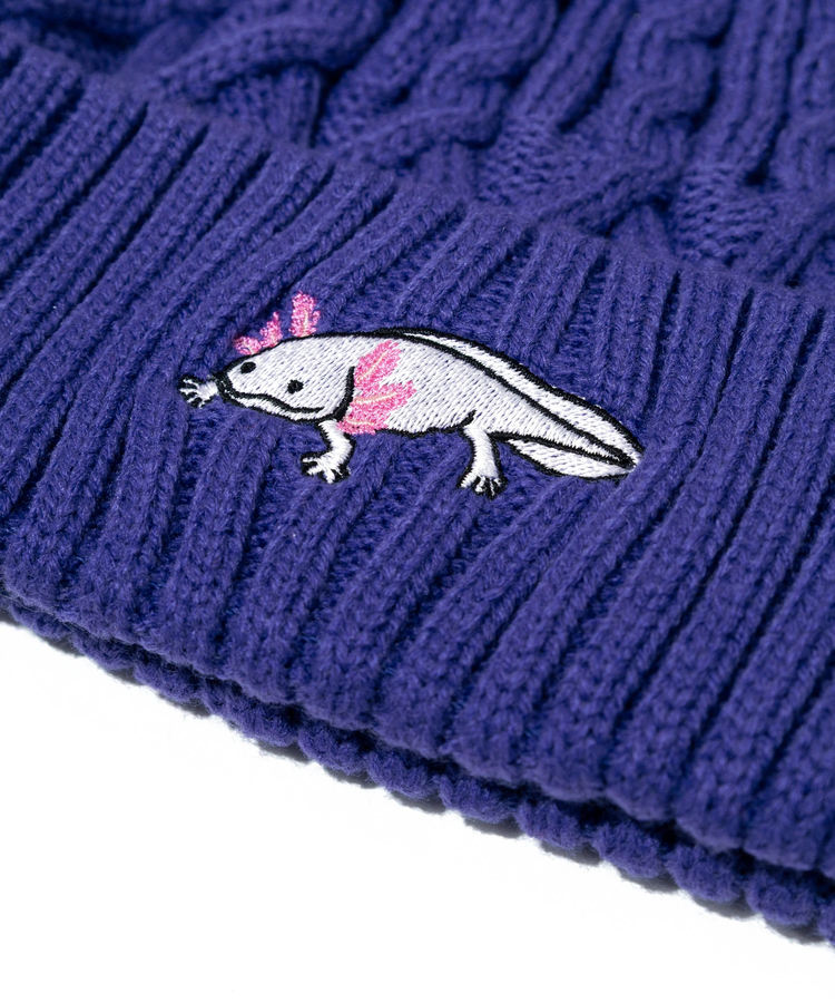 go slow caravan(ゴースローキャラバン) |ケーブル刺繍ニットキャップ