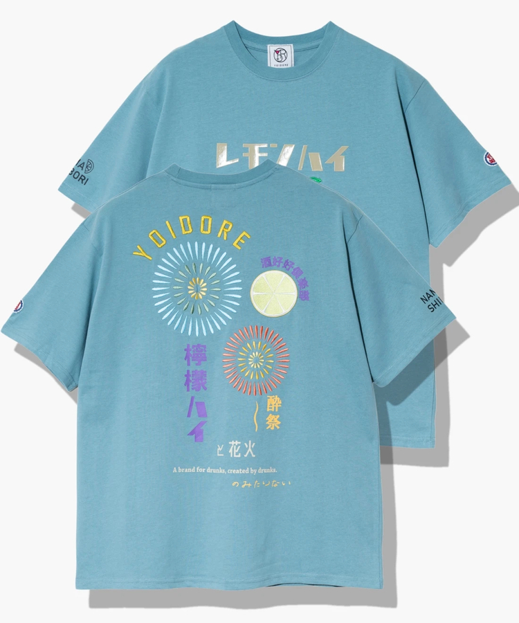 go slow caravan(ゴースローキャラバン) |YOIDORE/酔いどれ レモンハイと花火 TEE (MENS)