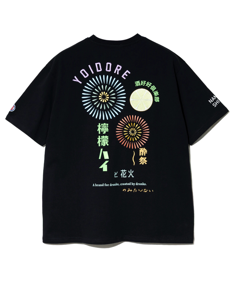 go slow caravan(ゴースローキャラバン) |YOIDORE/酔いどれ レモンハイと花火 TEE (MENS)