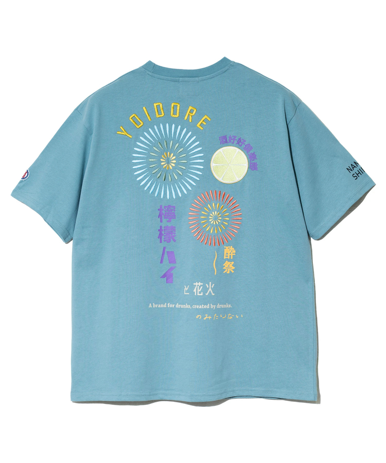 go slow caravan(ゴースローキャラバン) |YOIDORE/酔いどれ レモンハイと花火 TEE (MENS)