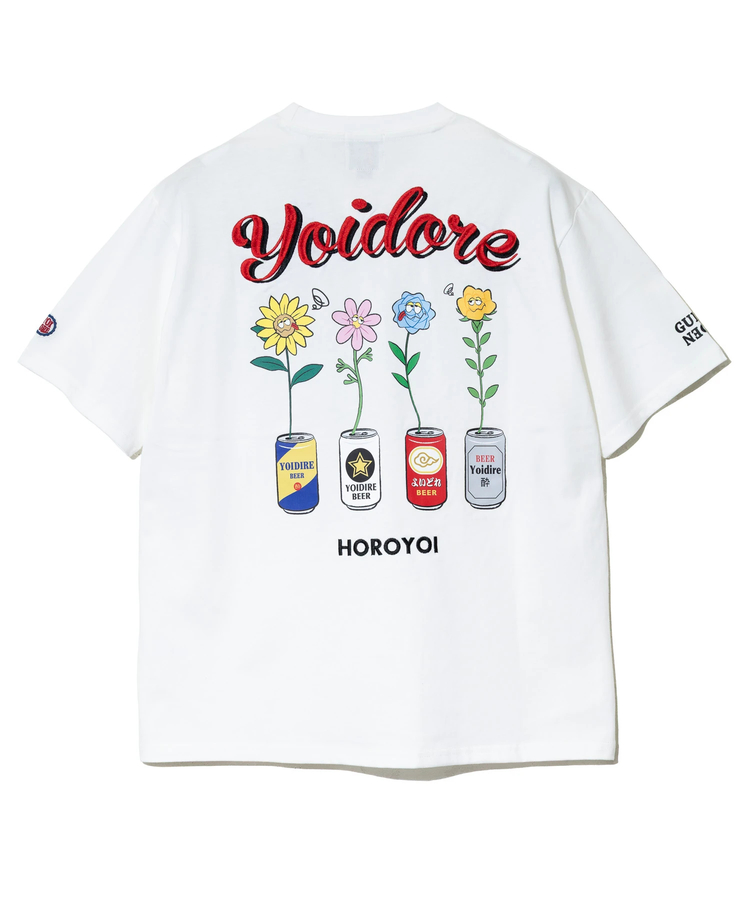 go slow caravan(ゴースローキャラバン) |YOIDORE/酔いどれ 酔っ払いフラワー TEE (MENS)