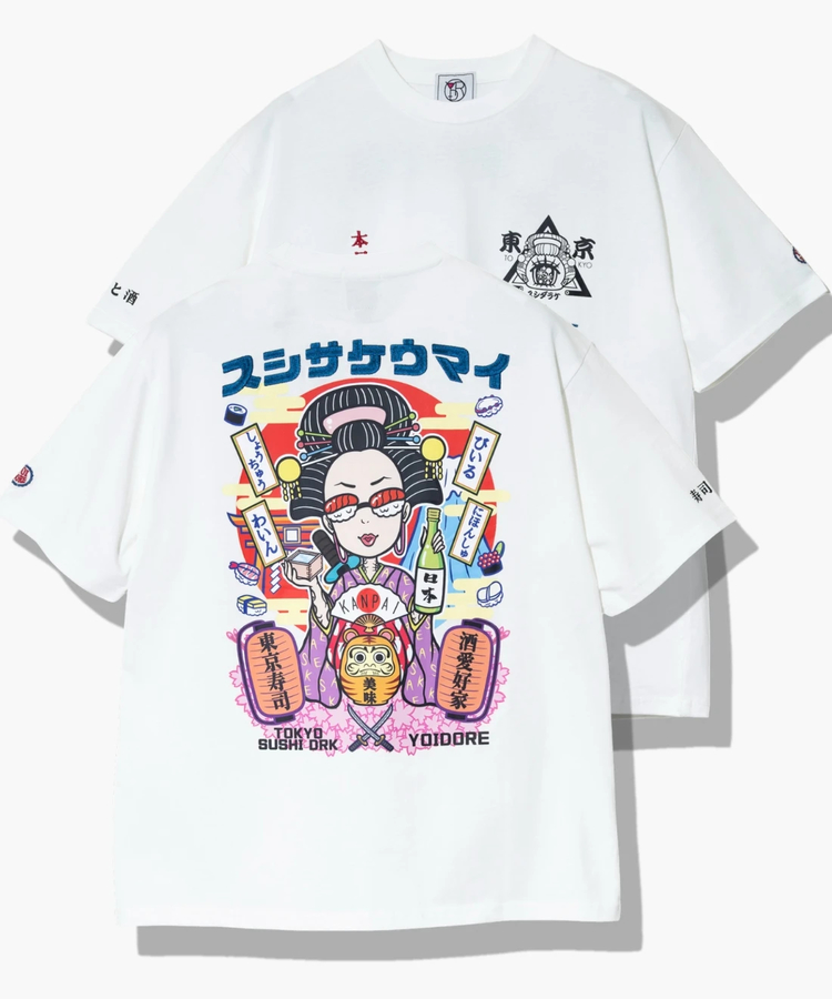 go slow caravan(ゴースローキャラバン) |YOIDORE/酔いどれ 東京スシダラケ コラボ TEE (MENS)