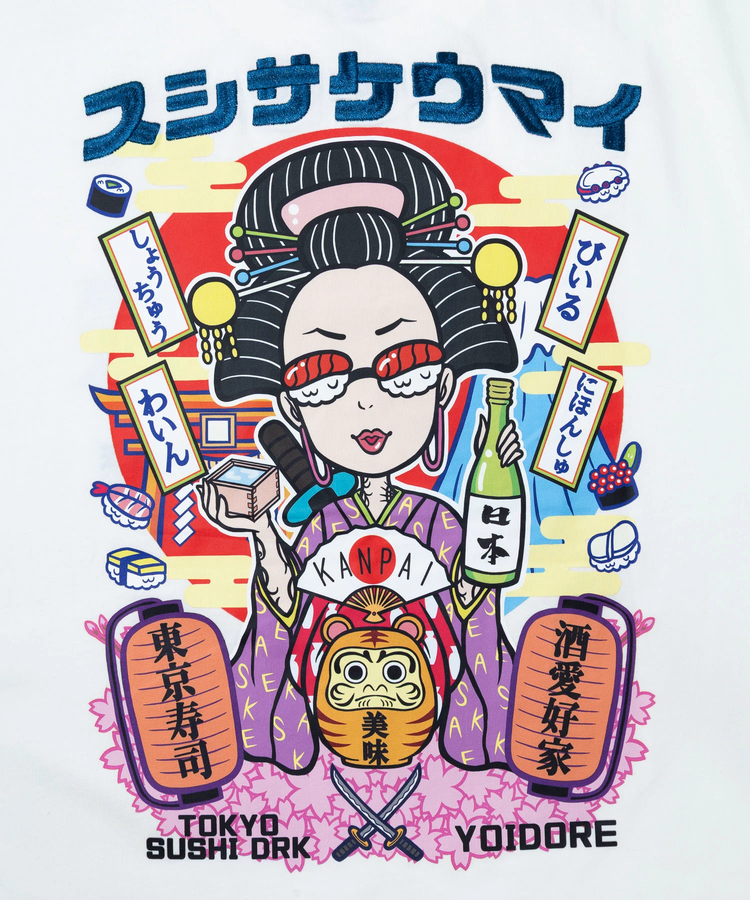 go slow caravan(ゴースローキャラバン) |YOIDORE/酔いどれ 東京スシダラケ コラボ TEE (MENS)
