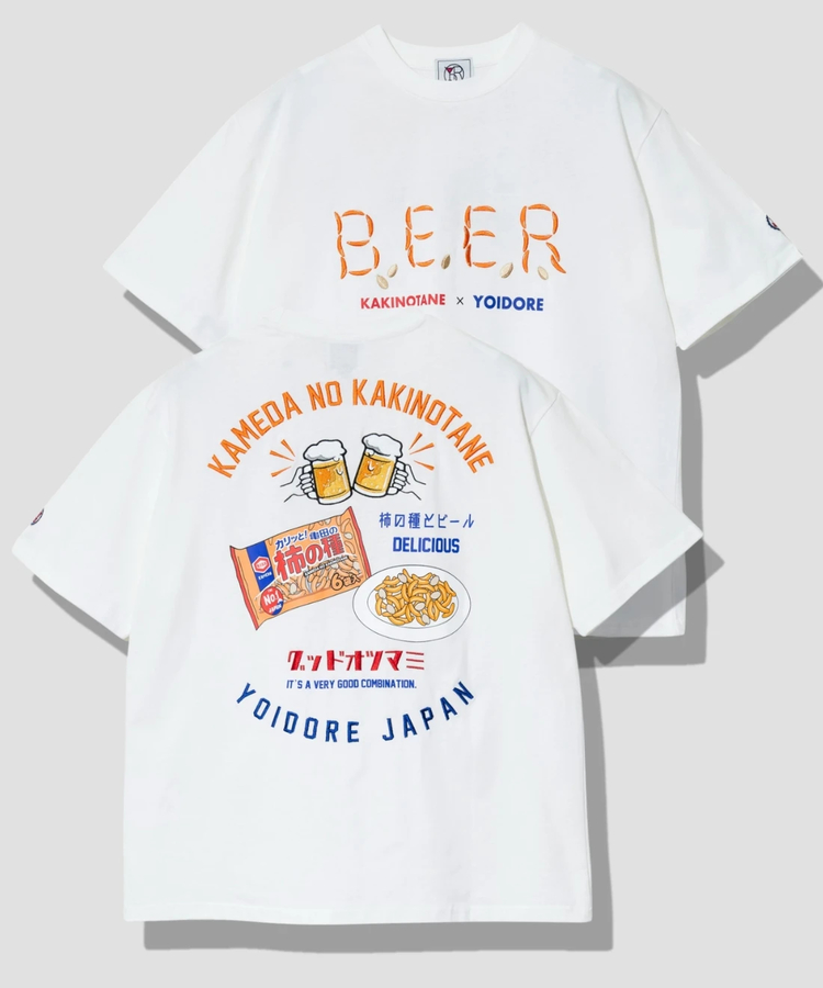 go slow caravan(ゴースローキャラバン) |YOIDORE/酔いどれ 柿の種 コラボ TEE (MENS)