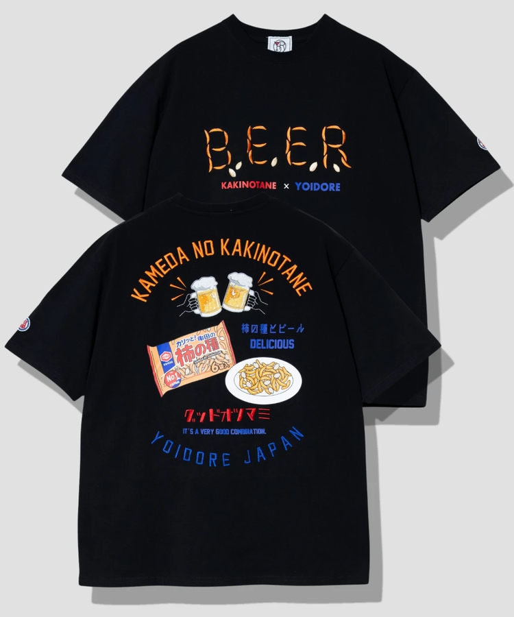 go slow caravan(ゴースローキャラバン) |YOIDORE/酔いどれ 柿の種 コラボ TEE (MENS)