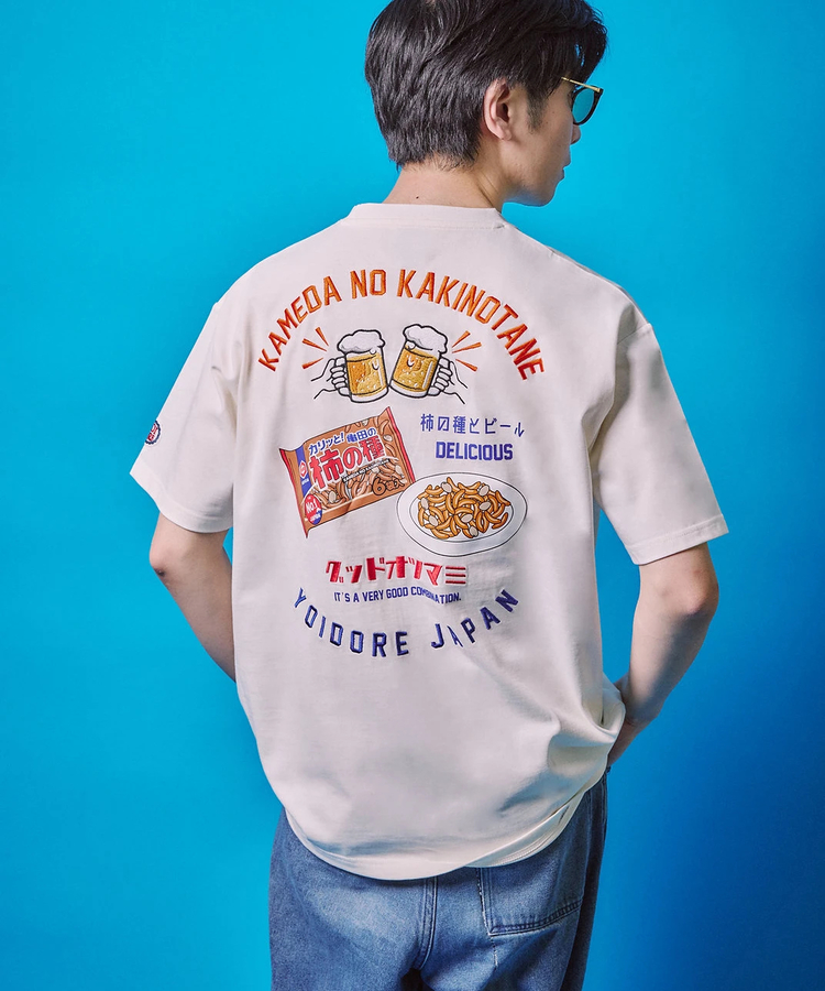 go slow caravan(ゴースローキャラバン) |YOIDORE/酔いどれ 柿の種 コラボ TEE (MENS)