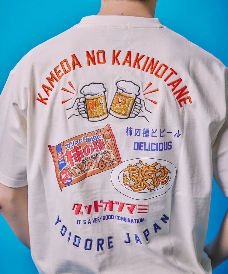go slow caravan(ゴースローキャラバン) |YOIDORE/酔いどれ 柿の種 コラボ TEE (MENS)