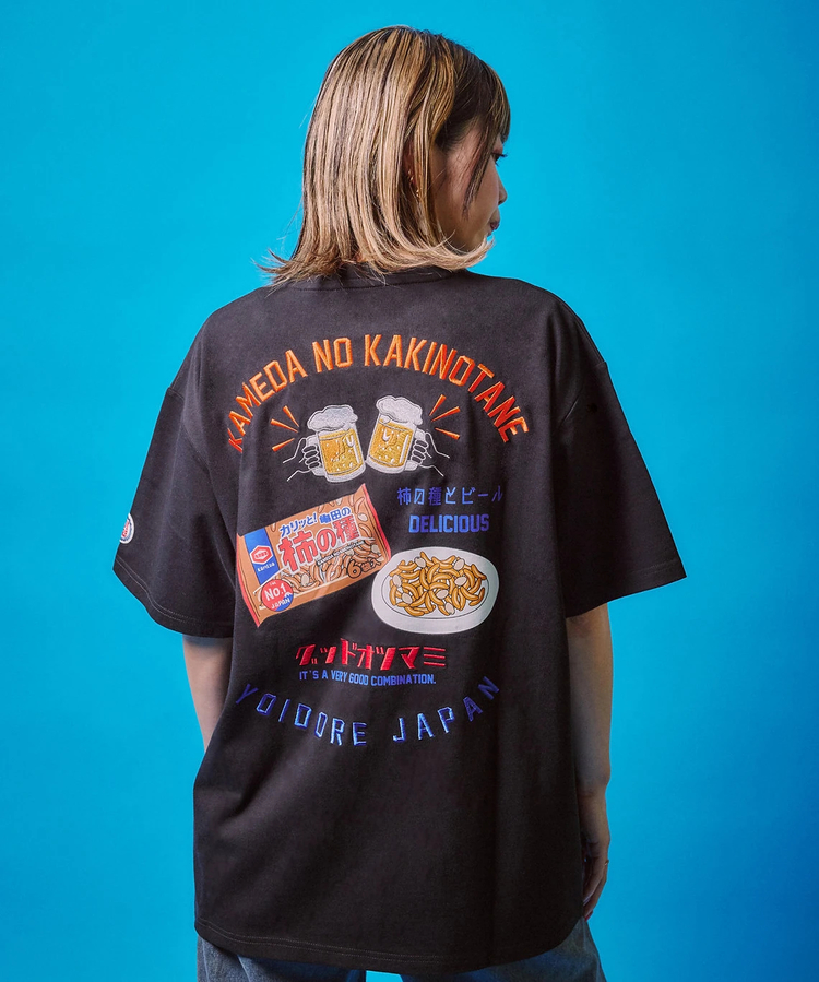 go slow caravan(ゴースローキャラバン) |YOIDORE/酔いどれ 柿の種 コラボ TEE (MENS)
