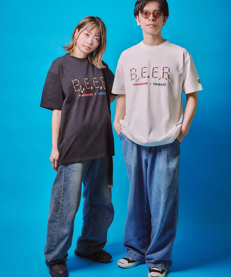 go slow caravan(ゴースローキャラバン) |YOIDORE/酔いどれ 柿の種 コラボ TEE (MENS)