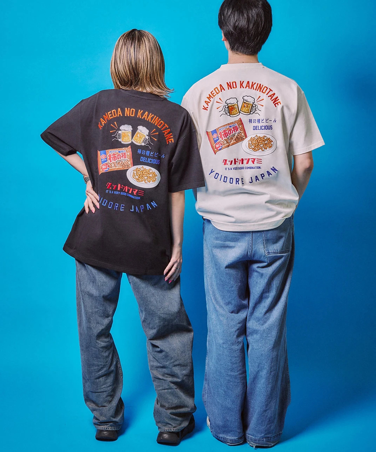 go slow caravan(ゴースローキャラバン) |YOIDORE/酔いどれ 柿の種 コラボ TEE (MENS)