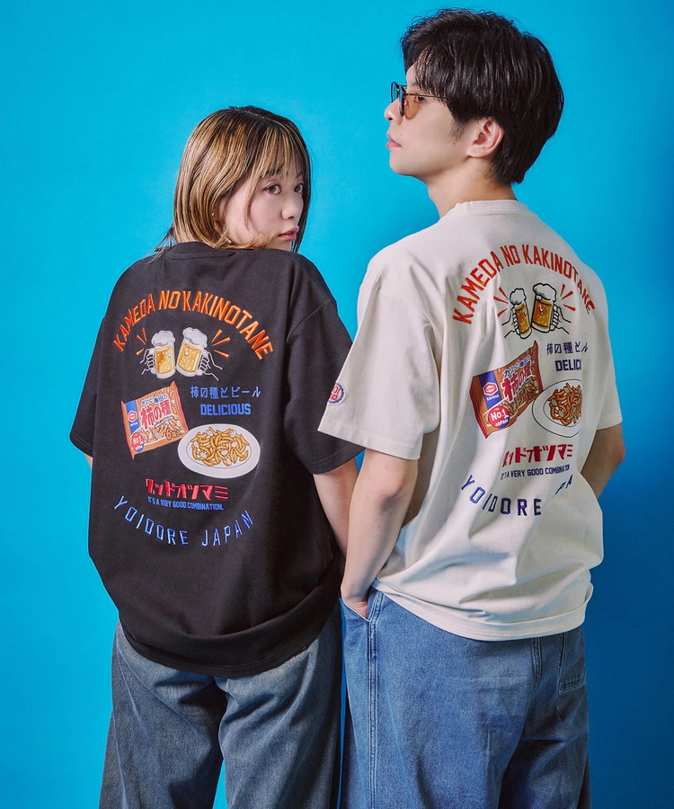 go slow caravan(ゴースローキャラバン) |YOIDORE/酔いどれ 柿の種 コラボ TEE (MENS)