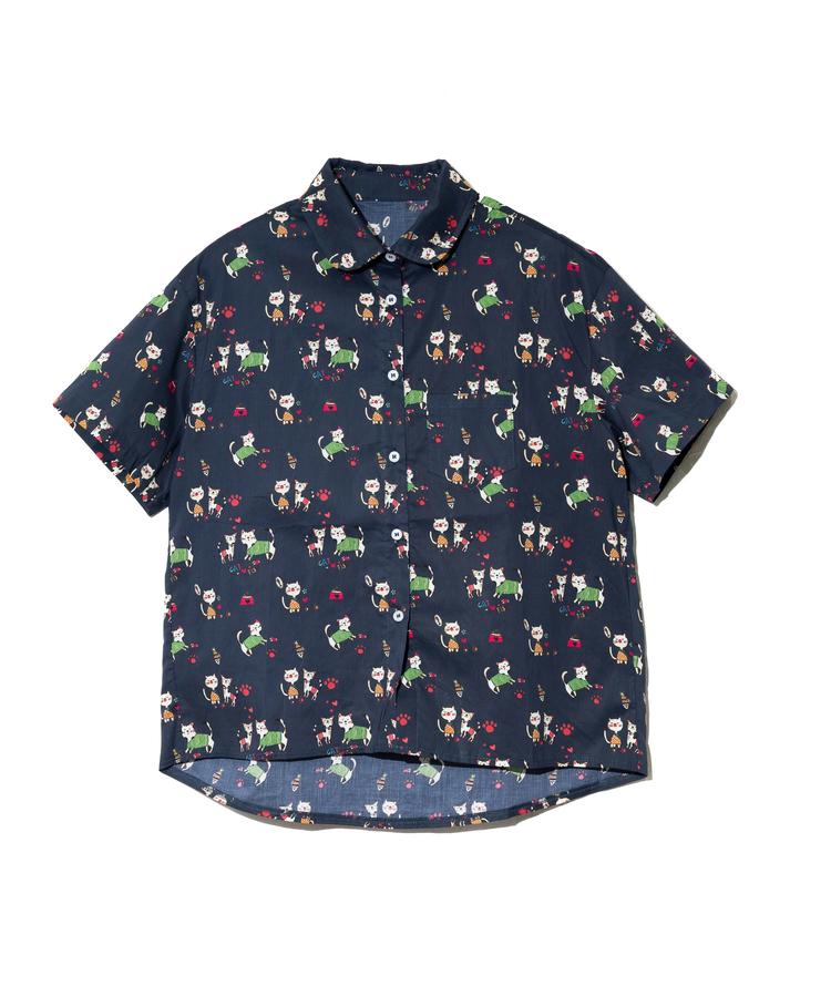 SCANDAL FEEDBACK 柄シャツ Azuma - CYBORG'S OPEN COLLAR SHIRT / シャツ | HAZE
