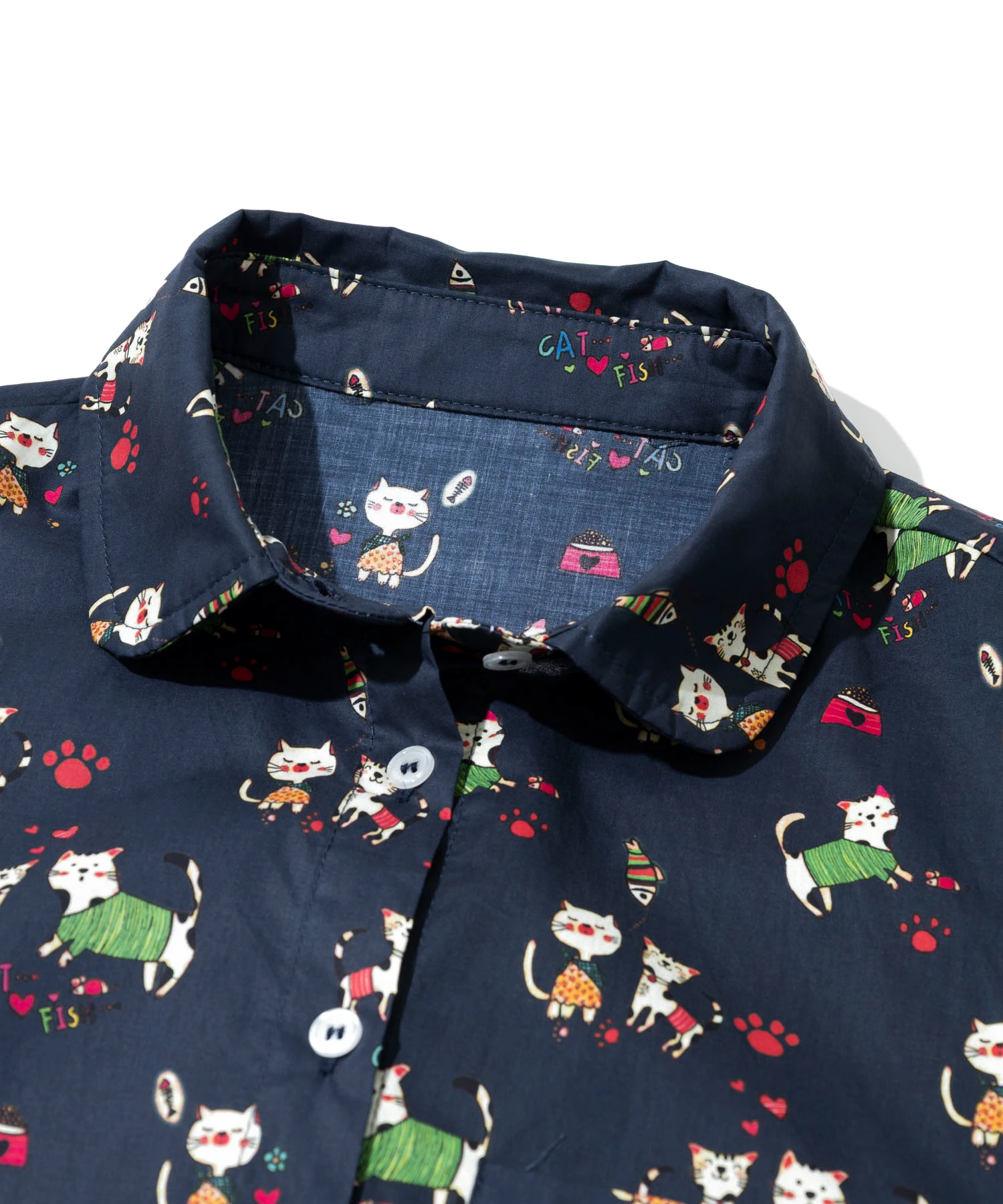 khoki 柄シャツ KHOKI（コッキ）の「Button flower shirt（シャツ/ブラウス