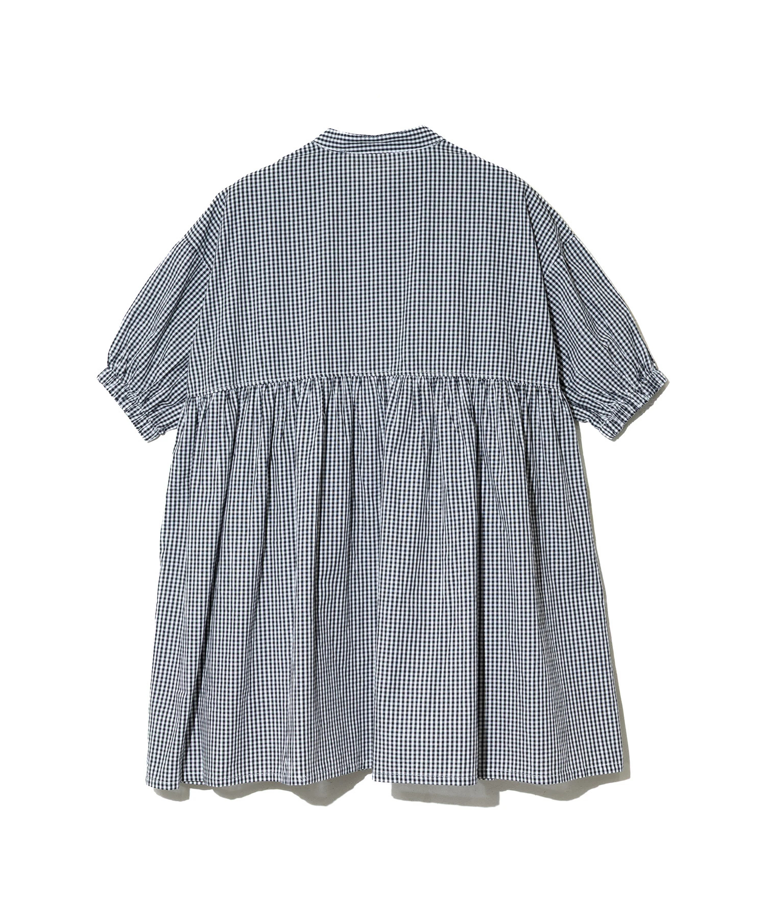 COLORK/カラック ギンガムチェックギャザーチュニック (WOMENS