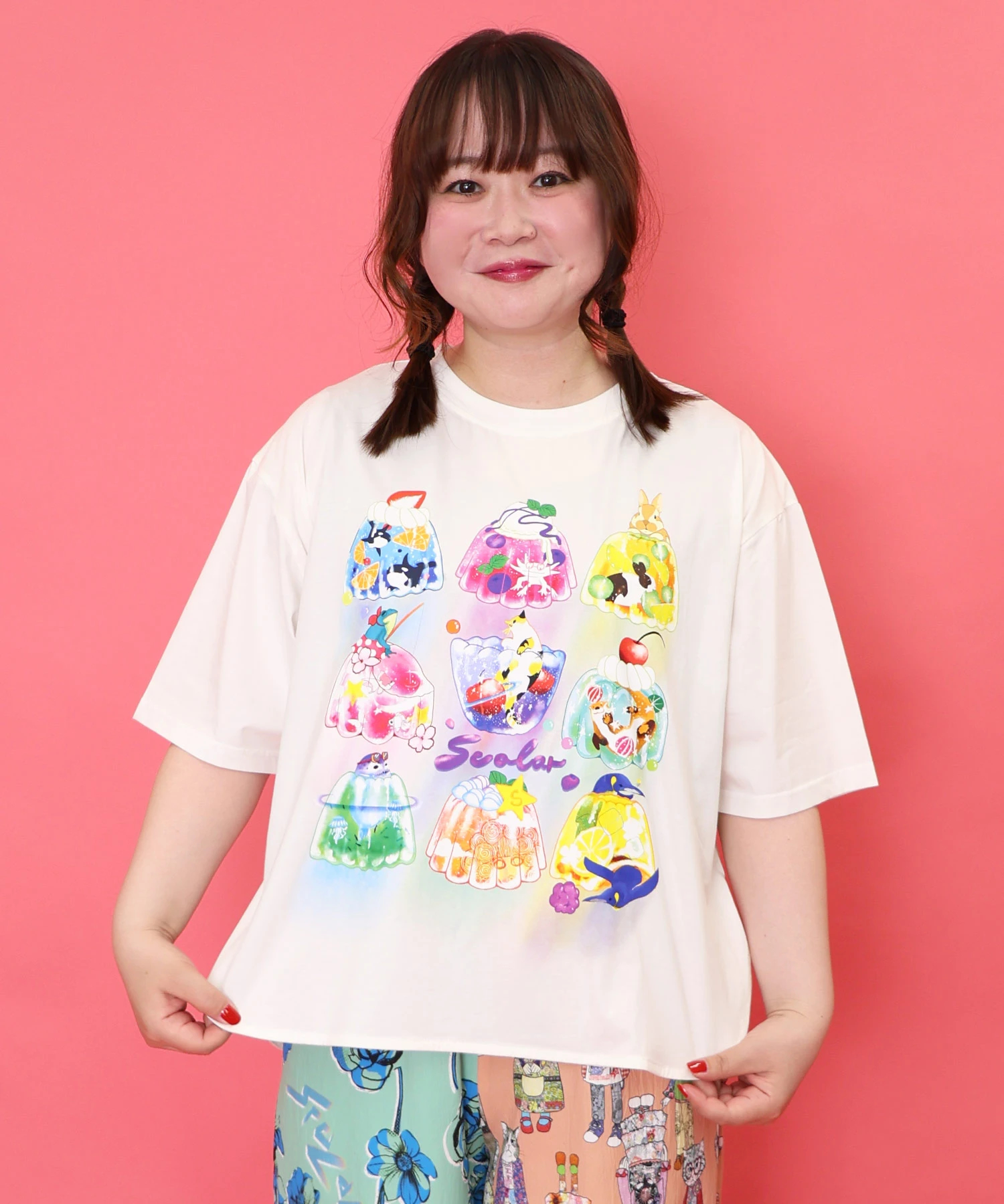 ScoLar/スカラー アニマル柄接触冷感TEE (WOMENS)｜ファッション