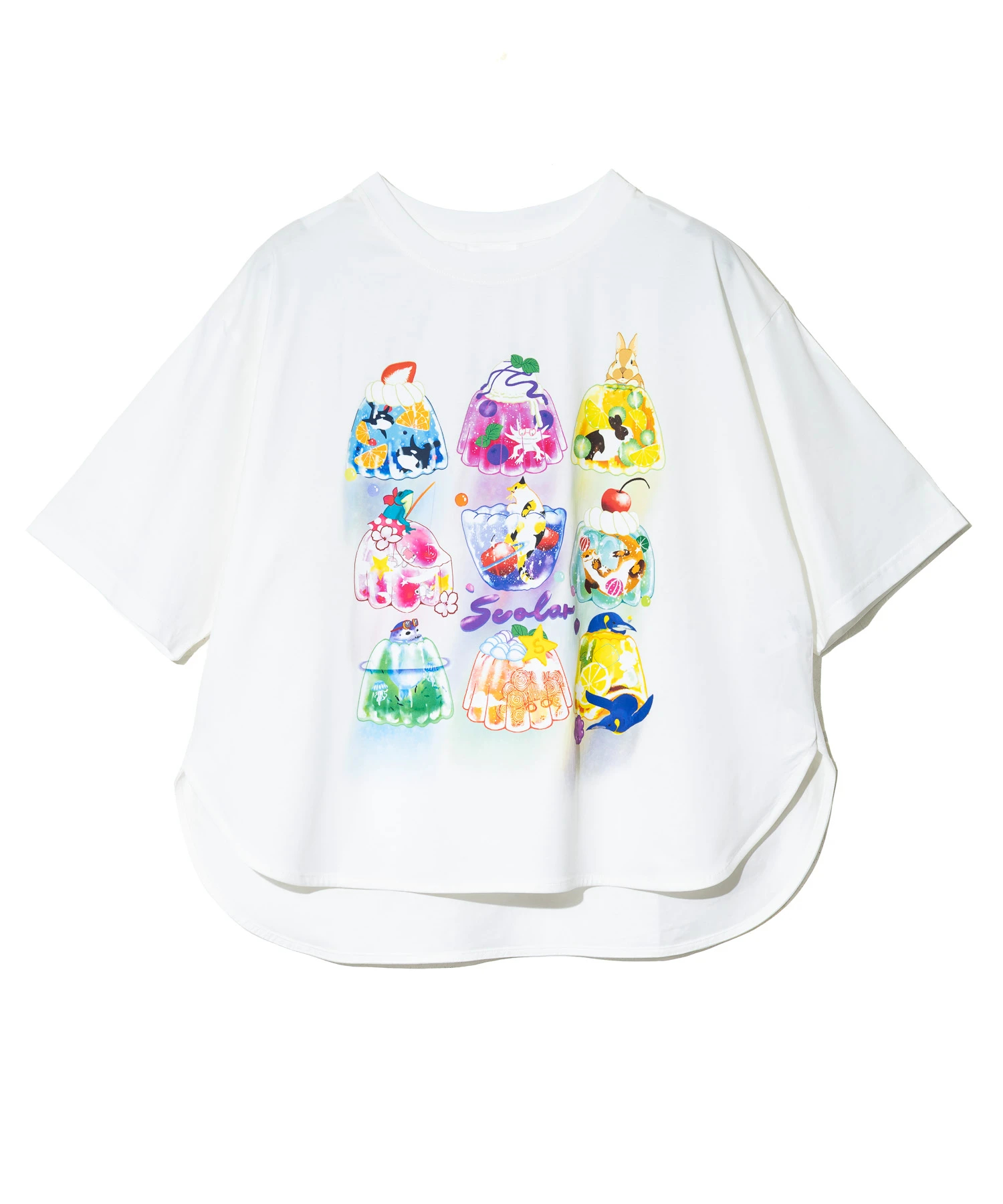 ScoLar/スカラー アニマル柄接触冷感TEE (WOMENS)｜ファッション