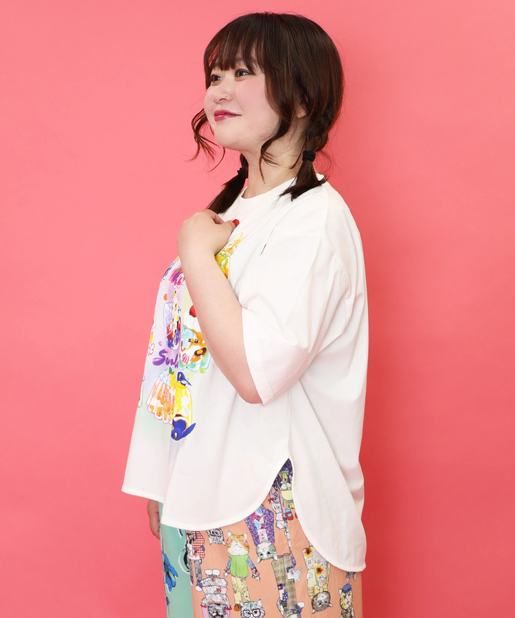tシャツ ScoLar/スカラー　アニマル柄 接触冷感TEE レディース スカラー / アニマルゼリー柄 接触冷感Tシャツ | BRAND,ScoLar