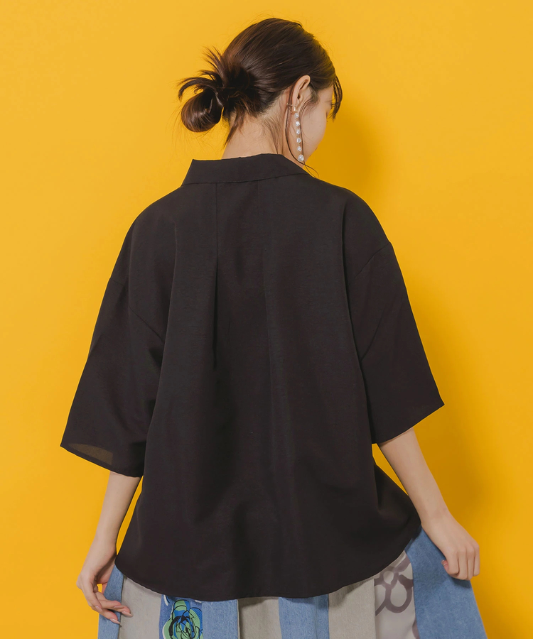 go slow caravan(ゴースローキャラバン) |ScoLar/スカラー レトロ刺繍シャツ (WOMENS)