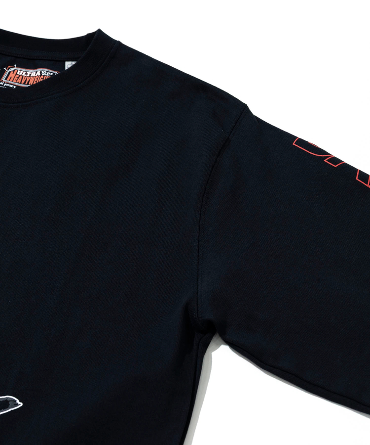 go slow caravan(ゴースローキャラバン) |【NISSAN×go slow caravan】超ヘビーUSA/CRALLYメカニック猫ロングスリーブTEE (MENS)