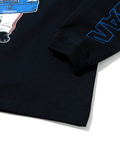 go slow caravan(ゴースローキャラバン) |【NISSAN×go slow caravan】超ヘビーUSA/CRALLYメカニック猫ロングスリーブTEE (MENS)