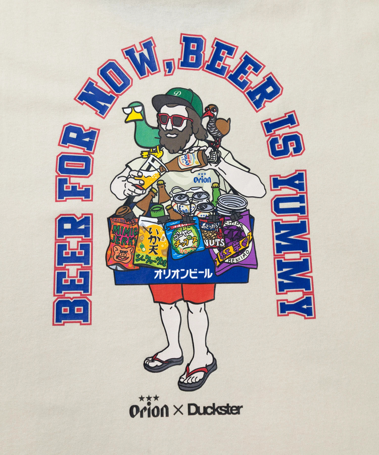 go slow caravan(ゴースローキャラバン) |【ORION × Duckster】オリオンビールコラボTEE BEER FOR NOW (MENS)