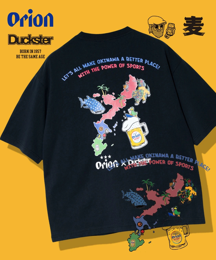 go slow caravan(ゴースローキャラバン) |【ORION × Duckster】オリオンビールコラボTEE POWER OF SPORTS (MENS)