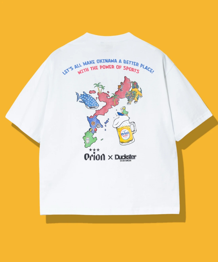 go slow caravan(ゴースローキャラバン) |【ORION × Duckster】オリオンビールコラボTEE POWER OF SPORTS (MENS)