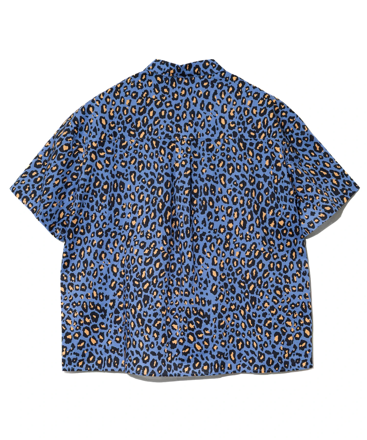 go slow caravan(ゴースローキャラバン) |Revo./レヴォ ペイントレオパードパターンSSシャツ (MENS)