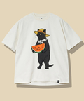 go slow caravan(ゴースローキャラバン) |USA/Cスイカ猫 ゆったり TEE (MENS)