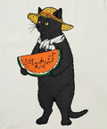go slow caravan(ゴースローキャラバン) |USA/Cスイカ猫 ゆったり TEE (MENS)